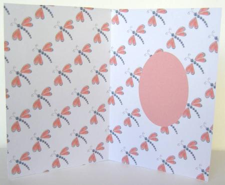 Peachy Dragonflies Inserts by Margaret McCartney
