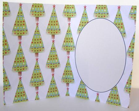 Green Christmas Tree Insert 1 by Margaret McCartney