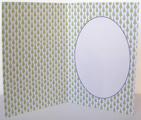 Green Christmas Tree Insert 2 by Margaret McCartney