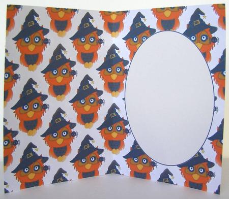 Halloween Owl Insert 1 by Margaret McCartney