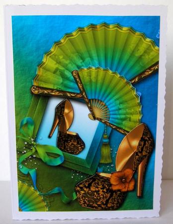 Beautiful Fans & Diva Shoe by Margaret McCartney