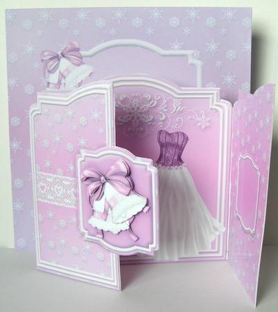 Winter Wedding Gatefold Card Kit by Margaret McCartney
