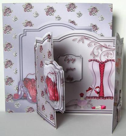 Girly Stuff Gatefold Card Kit by Margaret McCartney