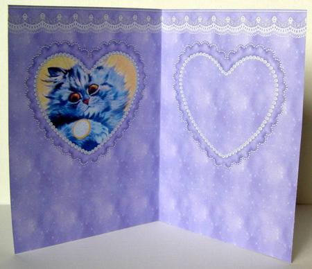 Birthday Time Cat Insert by Margaret McCartney