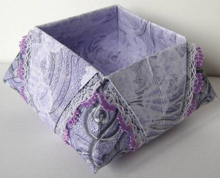 Lavender Opalescent Bouquet Backing Paper 2 by Margaret McCartney