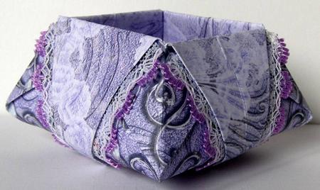 Lavender Opalescent Bouquet Backing Paper 1 by Margaret McCartney