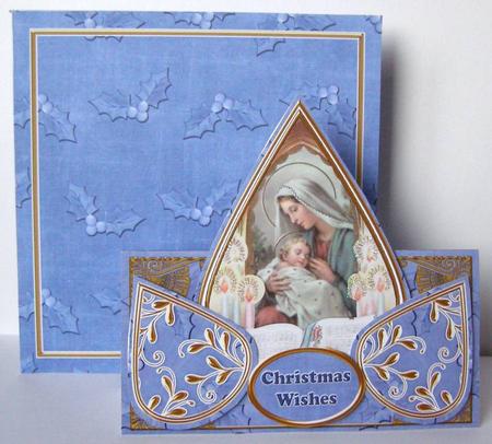Mother Mary Christmas Wishes Teardrop Trio Kit by Margaret McCartney