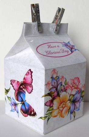 Milk Carton Gift Box - Glorious by Margaret McCartney