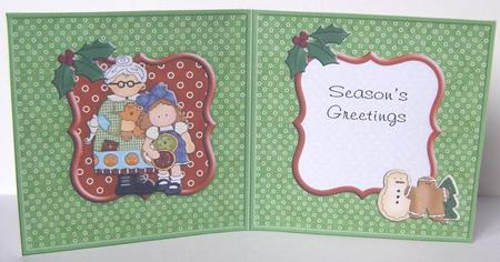 Christmas Baking Season's Greetings Insert by Margaret McCartney