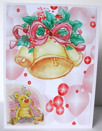 Xmas Bells Backing Paper by Margaret McCartney
