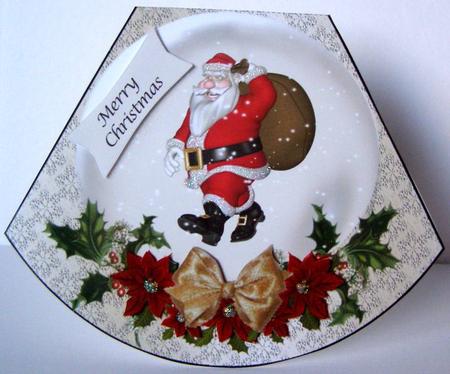 Santa Wobbler by Margaret McCartney