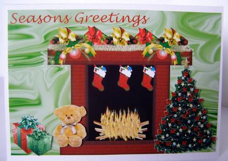 The Xmas Fireplace by Margaret McCartney