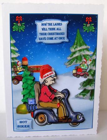 Christmas Babe Magnet by Margaret McCartney