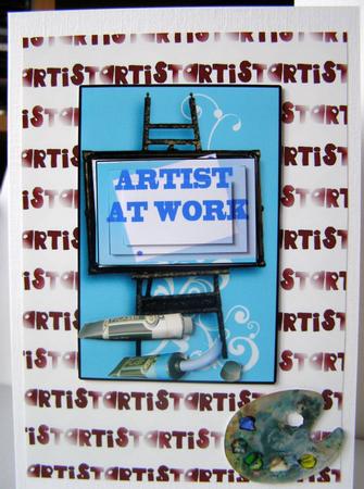 Artist at Work by Margaret McCartney