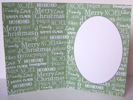 Green Christmas Insert 1 by Margaret McCartney
