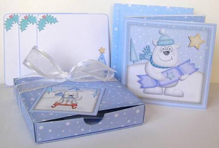 3D Top Drawer Xmas Cuties Cards Bumper Kit by Margaret McCartney