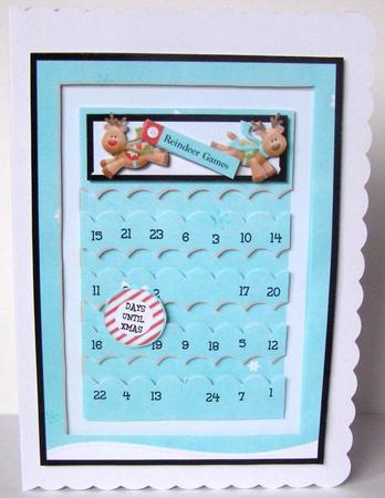 Christmas is Coming - Alternate Advent Slider Card by Margaret McCartney