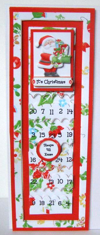 It's Christmas - Alternate Advent Slider Card by Margaret McCartney