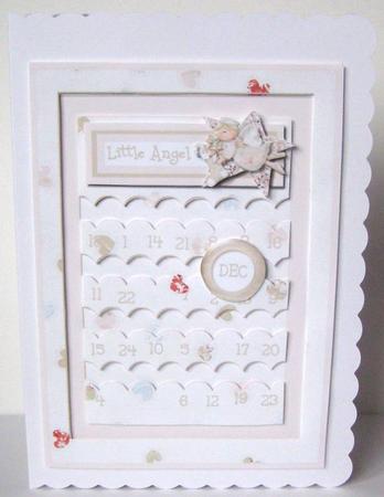 Little Angel - Alternate Advent Slider Card by Margaret McCartney