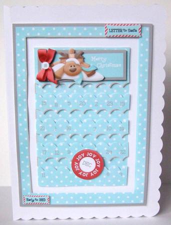 Oh Dear! - Alternate Advent Slider Card by Margaret McCartney