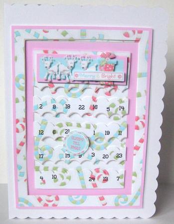 Snow White - Alternate Advent Slider Card by Margaret McCartney