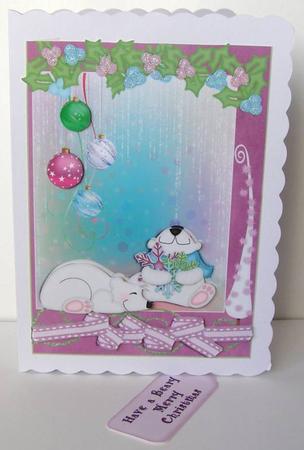 Beary Christmas 5x7 by Margaret McCartney