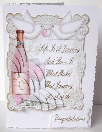Life is a Journey Wedding Topper by Margaret McCartney