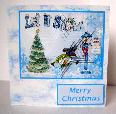 All Snowflakes Welcome Star Pyramage Xmas by Margaret McCartney