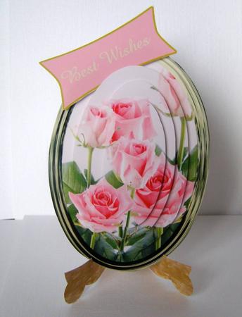 Pyramid Sweet Roses. by Margaret McCartney