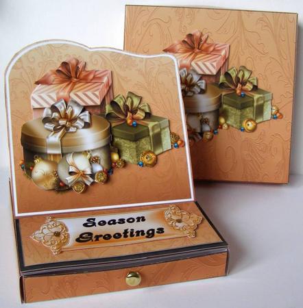 Christmas Pressies Easel Drawer Kit by Margaret McCartney