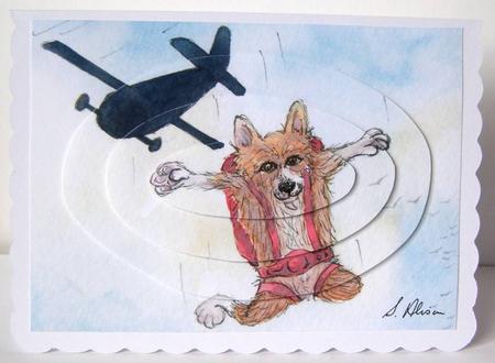 After Herding, Skydiving Was His Passion Oval Pyramage by Margaret McCartney