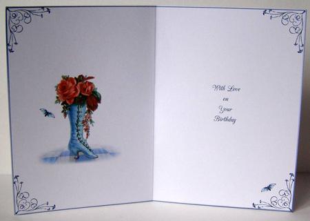 Vintage Birthday Insert by Margaret McCartney