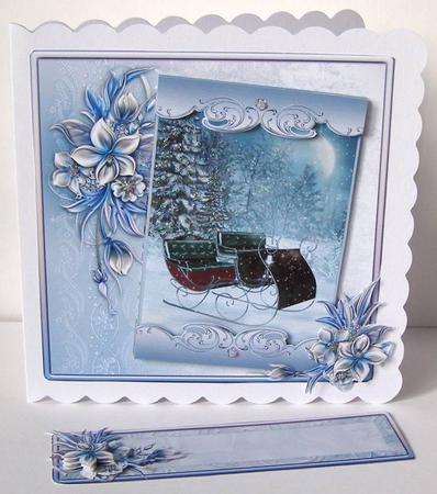 Sleighbells Ring Easel Panels/toppers by Margaret McCartney