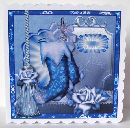Bleu Christmas 2 by Margaret McCartney