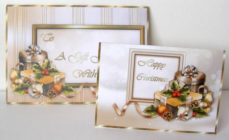Holiday Gifts - Gift Card Holder and Envelope Mini Kit by Margaret McCartney