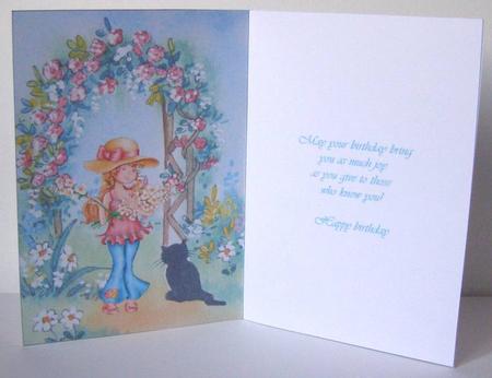 Zoe's Spring Garden Insert & Verse by Margaret McCartney