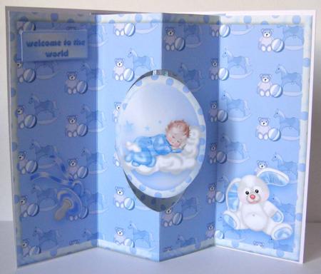 Baby Boy W-fold Insert Mini Kit by Margaret McCartney