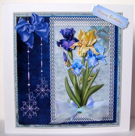 Beautiful Bouquet of Irises by Margaret McCartney