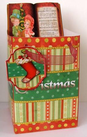 First Noel Carollers Gift Bag by Margaret McCartney