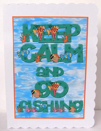 A4 Fishing - Keep Calm by Margaret McCartney