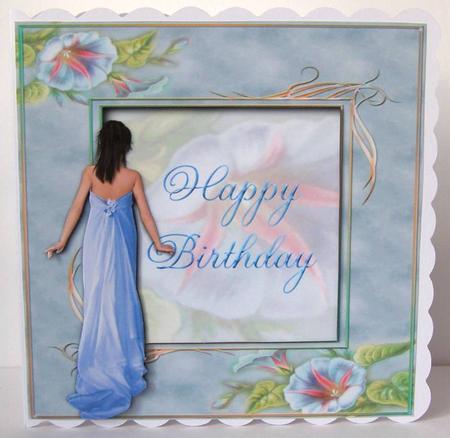 Morning Glory Happy Birthday by Margaret McCartney