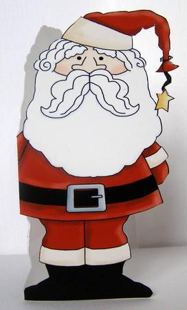 Santa Shaped Card by Margaret McCartney
