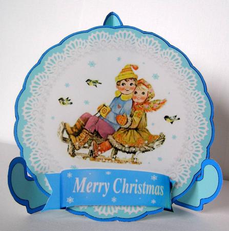 Blue Sledge Plate by Margaret McCartney