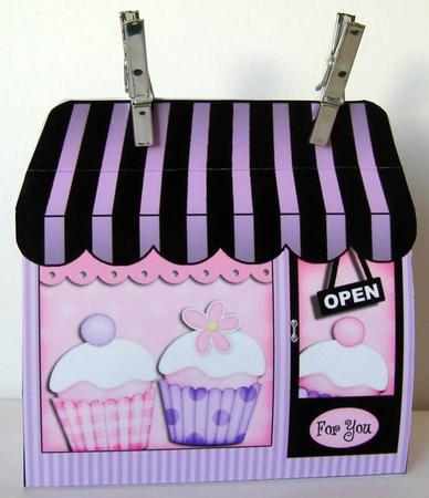 3D Little Cake Shop Treat or Favour Box Mini Kit by Margaret McCartney