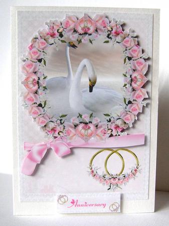 Partners for Life Wedding or Anniversary Card Front by Margaret McCartney