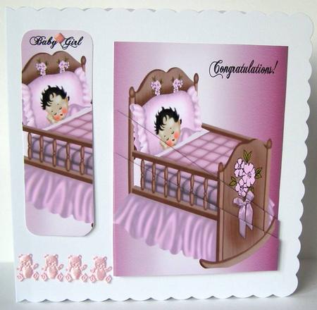 Baby Girl Pockets and Bookmark by Margaret McCartney