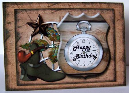 Minikit Male Card by Margaret McCartney