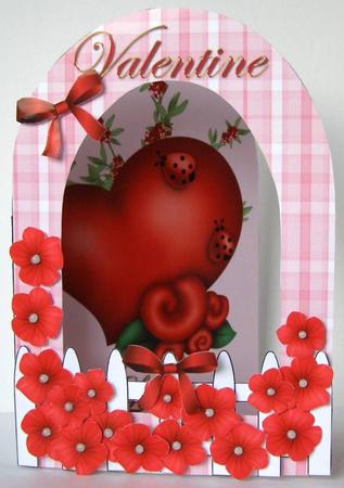 Arch Card Kit - Valentine Love Bugs by Margaret McCartney