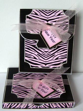 3D Zebra Striped Top Drawer Cds Gift Set Kit by Margaret McCartney