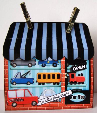 3D Little Model Shop Treat or Favour Box Mini Kit by Margaret McCartney